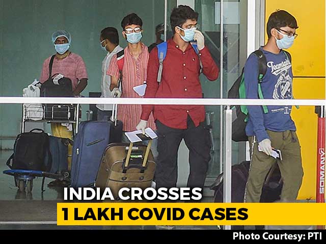 Coronavirus Cases In India Cross 1 Lakh, Over 3,000 Dead