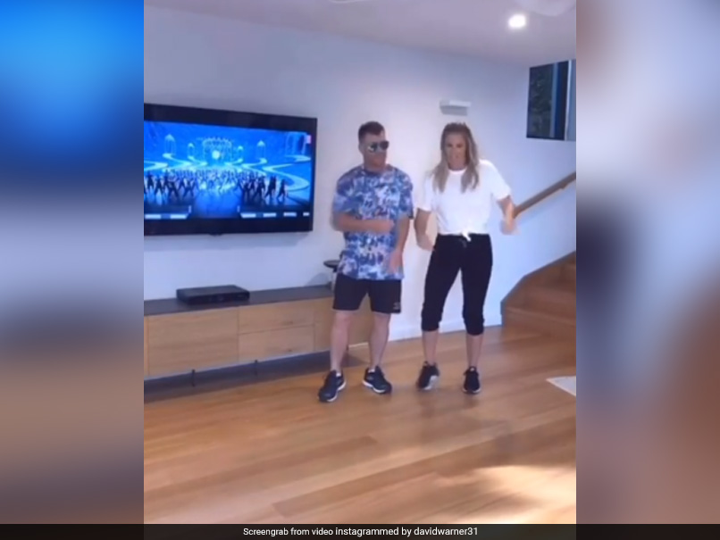 Watch: David Warner Dances To Mahesh Babus Hit Song With Wife Candice