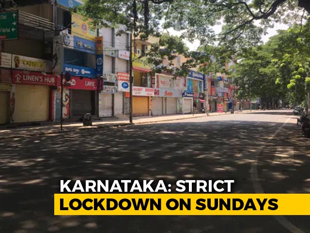 What Sunday's "Complete Lockdown" Looked Like In Bengaluru