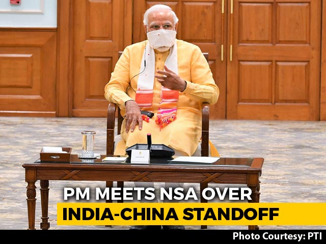 PM Meets NSA, Chief Of Defence Staff Over India-China Face-Off In Ladakh