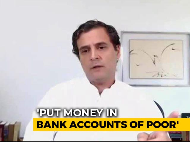 PM Should Reconsider Economic Package, Give Money To Poor: Rahul Gandhi