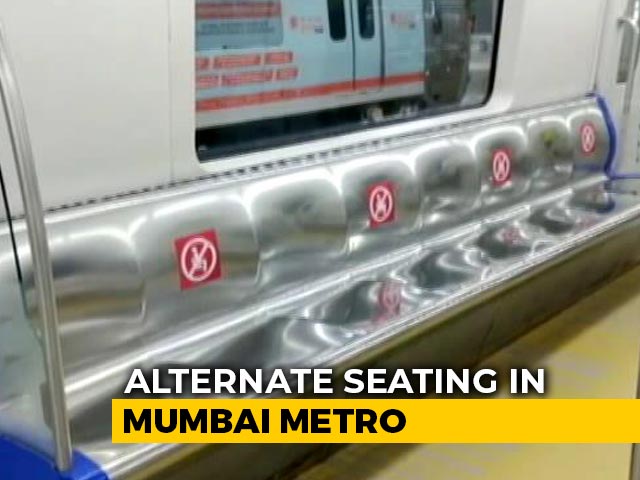 Alternate Seats In Mumbai Metro Trains To Be Empty For Social Distancing