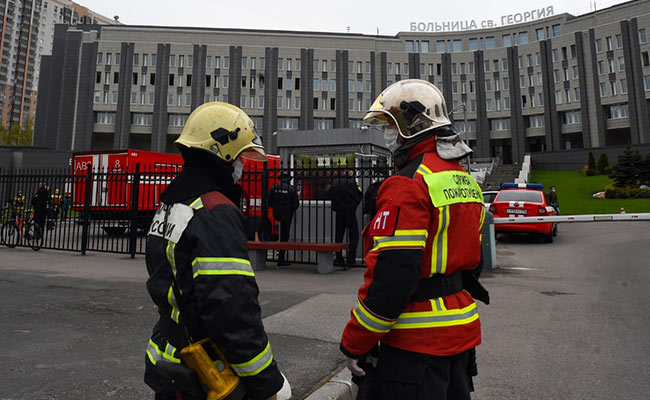 Five Killed In "Nightmare" Fire At Russia's COVID-19 Hospital
