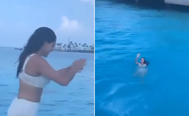 सारा अली खान का लॉकडाउन में स्विमिंग Video हुआ Viral, प्रोफेश्नल्स की तरह तैरती दिखीं एक्ट्रेस