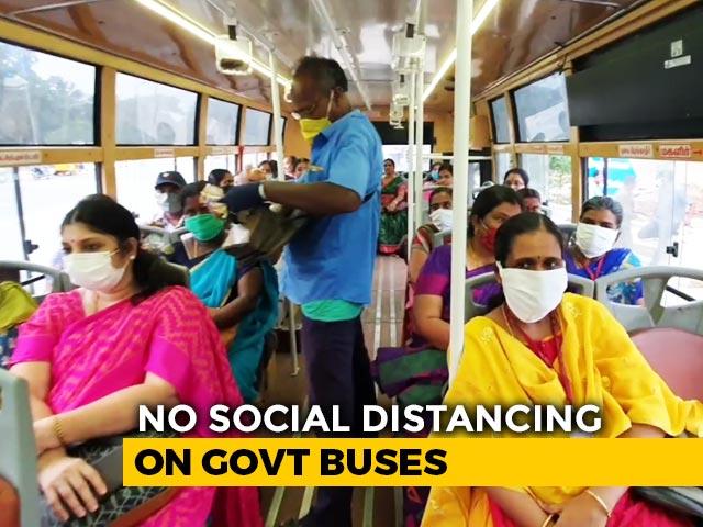 Chennai Transport Body Violates Social Distancing Norms