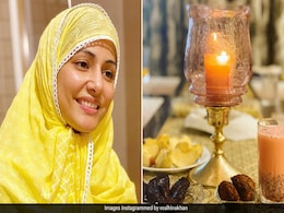 हिना खान के घर इफ्तार के समय यूं सजा दस्तरखान, सोशल मीडिया पर वायरल हो रही हैं Photo हिना खान के घर इफ्तार के समय यूं सजा दस्तरखान, सोशल मीडिया पर वायरल हो रही हैं Photo