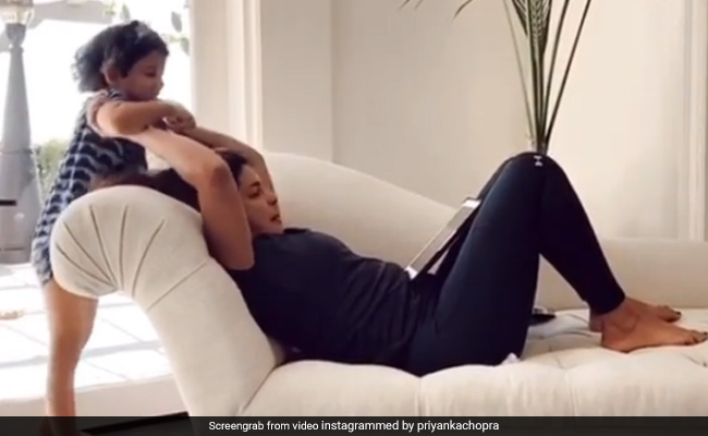 "No Gym, No Problem": Priyanka Chopra Gives Sneak Peek Into Her Workout Session With Niece Krishna