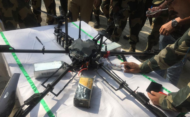 Pak Drone On Mission To Drop Weapons For Terrorists Shot Down In J&K