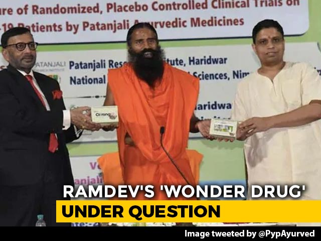Ramdev's Patanjali Asked By Government To Explain COVID Drug Claim