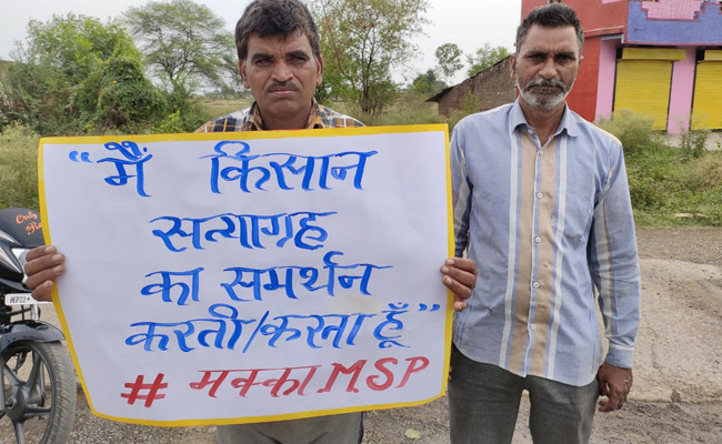 किसानों ने शुरू किया ऑनलाइन सत्याग्रह, नाराज होकर बोले- रेट पहले अच्छे थे, लेकिन अब तो मिट्टी के मोल बेचना पड़ेगा...