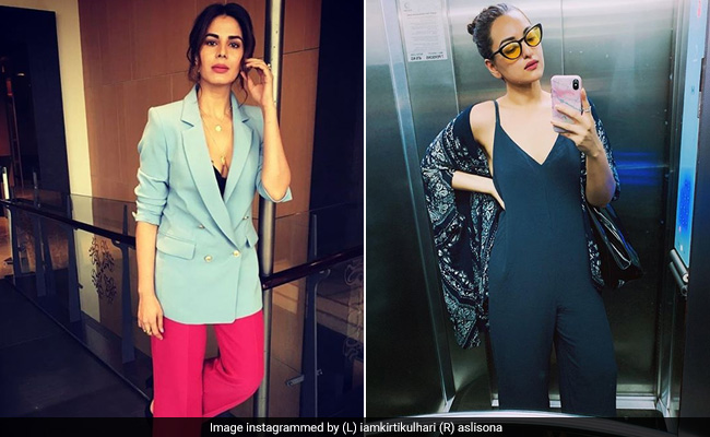 OOTD: Sonakshi Sinha In A Jumpsuit Or Kirti Kulhari In A Pantsuit?