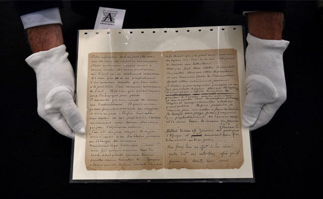 Blood And Sex Prevail Over Ambition: Van Gogh's Letter Sells For $236,000