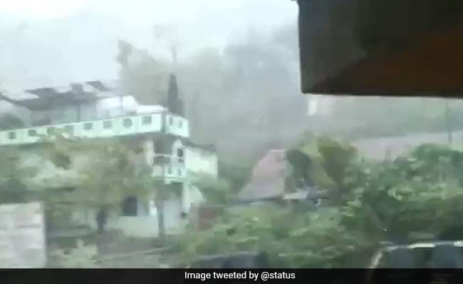 Ravi Shastri shares a glimpse of nisarga cyclone says Never experienced anything like this watch video Ravi Shastri shares a glimpse of nisarga cyclone says Never experienced anything like this watch video