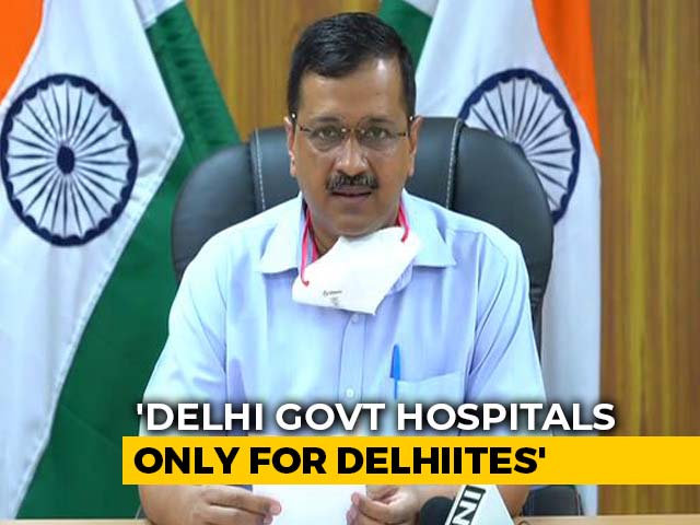 Only Delhi Residents To Be Treated In State Government Hospitals: Arvind Kejriwal