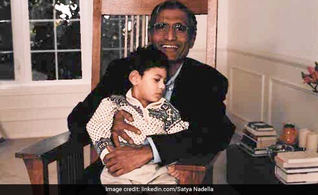 Microsoft Boss Satya Nadella Remembers His Father, Shares Childhood Pics