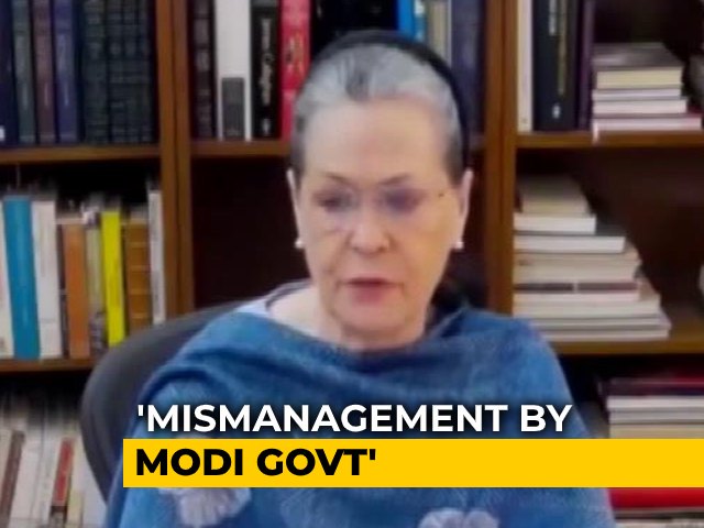 Crisis Along China Border Due To "Mismanagement Of NDA": Sonia Gandhi