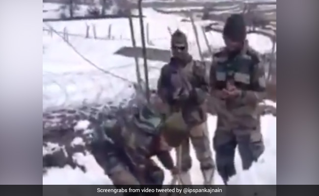 बर्फ के बीच जवान ने इस खास अंदाज में किया बर्थडे सेलिब्रेट, Video देख आंखों से छलक जाएंगे आंसू