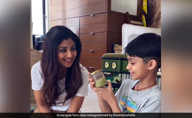 What Shilpa Shetty And Son Viaan Made In Their Latest DIY Project