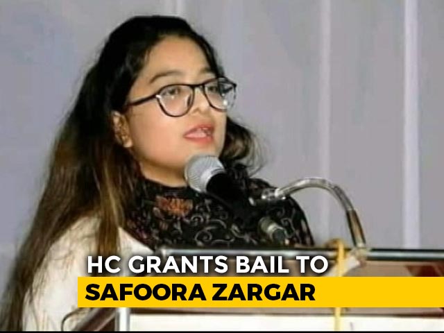 Pregnant Jamia Student Safoora Zargar Gets Bail In Delhi Riots Case