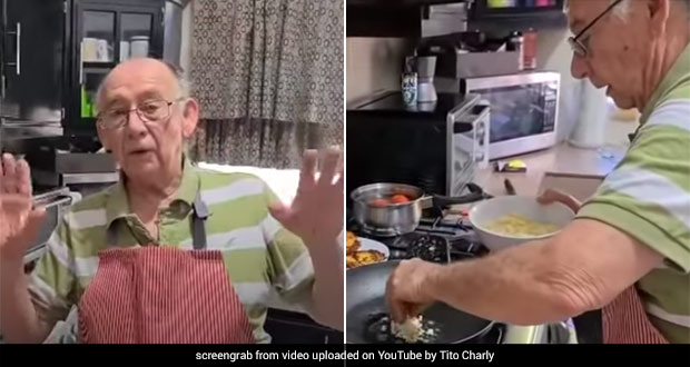 After Losing Grocery Job Amid Covid, Elderly Man Starts Own Cooking Channel On YouTube