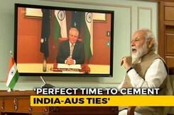 "Perfect Time To Strengthen Ties": PM In Virtual Summit With Australian PM "Perfect Time To Strengthen Ties": PM In Virtual Summit With Australian PM