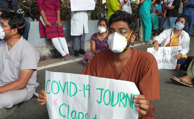 Doctors On Strike At Hyderabad Hospital After Patients Attendants Attack
