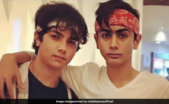 Malaika Arora Shares Throwback Pic Of "Bandana Brothers" Arhaan And Nirvaan And It's Winning The Internet