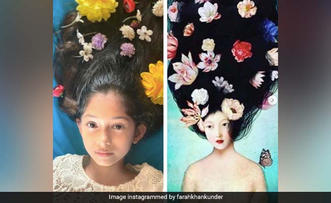Trending: Farah Khan's Daughters Diva And Anya Recreate Vintage Paintings