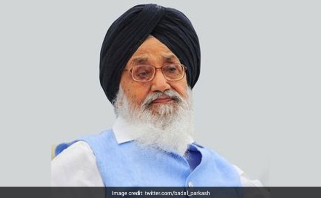 Akali's Parkash Badal, 94, Is India's Oldest Candidate To Fight Elections