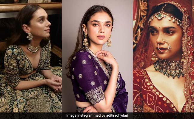 In <i>Sarees</i> Or <i>Lehengas</i>, Aditi Rao Hydari's Ethnic Game Is Always On Point