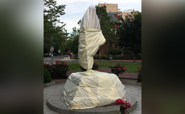 "Our Sincere Apologies": US Envoy After Gandhi Statue Vandalised In Washington DC