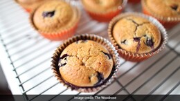 Watch: How To Make Bakery-Style Blueberry Muffin At Home