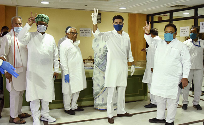 Congress's Easy Rajya Sabha Wins In Rajasthan Uncover A Divide