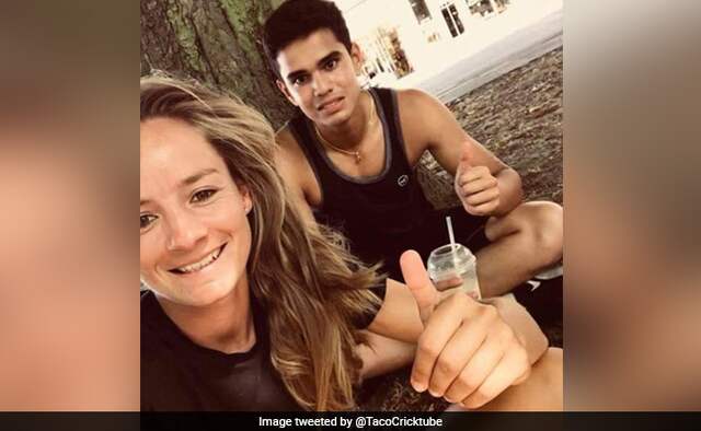 Arjun Tendulkar says he will bounce and knock my head off Danielle Wyatt on friendship Arjun Tendulkar says he will bounce and knock my head off Danielle Wyatt on friendship