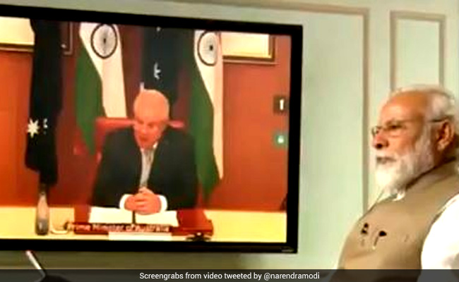 "Modi Hug, Gujarati <i>Khichdi</i>" In Australian PM's Virtual Meet With PM Modi