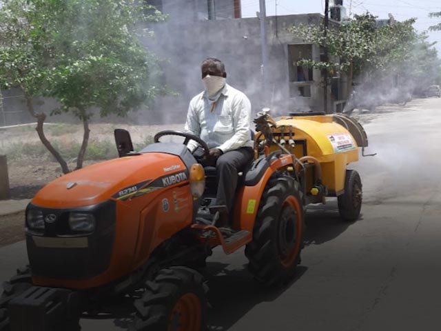 Maharashtra Farmer Wins Praise From PM For Disinfectant-Spray Machine