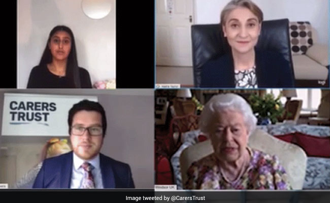 Queen Elizabeth Makes Her 1st Video Call To Speak With COVID Caregivers