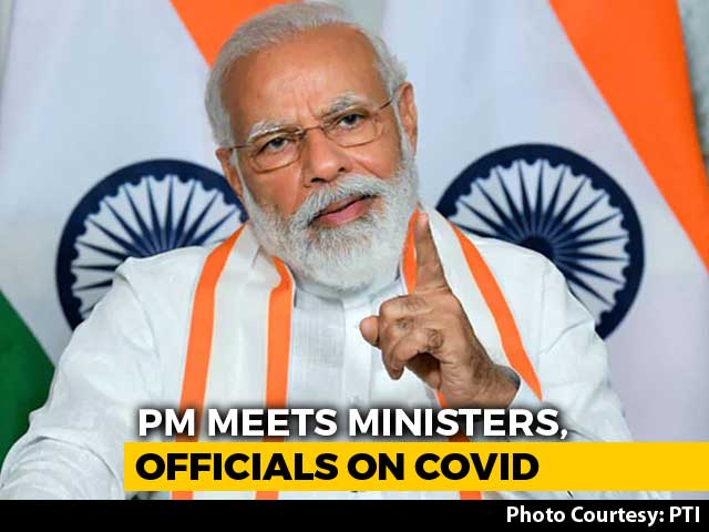 PM Meets Senior Ministers To Review India's Response To COVID-19 Crisis