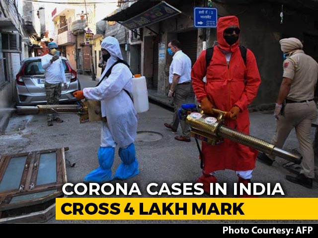 India Crosses 4 Lakh Coronavirus Cases After Record Jump In Infections