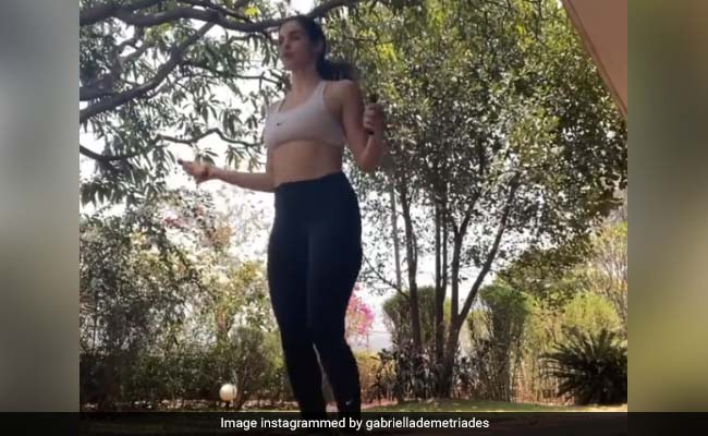Gabriella Demetriades Began Her Day On A Healthy Note