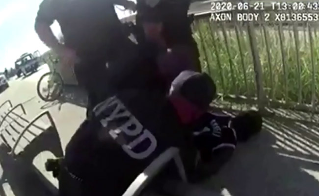 New York Cop Suspended After Video Shows "Apparent Chokehold" On Black Man