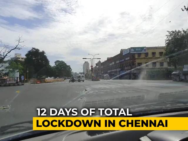 Chennai Starts 12-Day "Intense" Lockdown To Tackle Spread Of Coronavirus