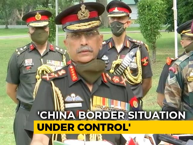 "Entire Situation Along Border With China Under Control": Army Chief
