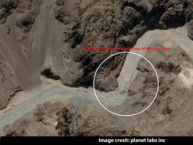 Chinese Bring In Bulldozers, Disturb Flow Of Galwan River: Satellite Pics
