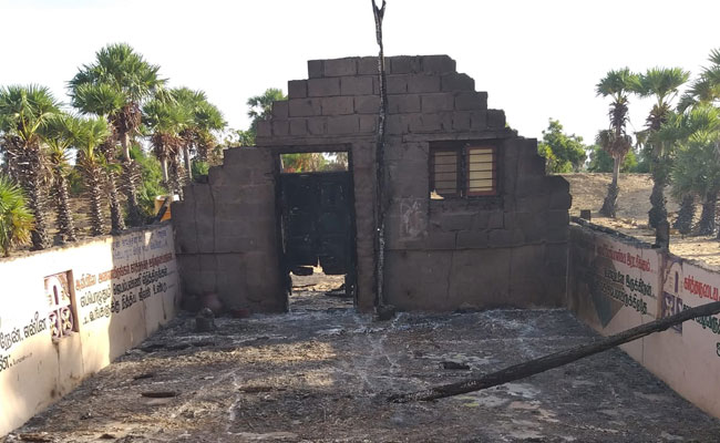 10-Year-Old Tamil Nadu Church Found Burnt, Cause Of Fire Not Clear