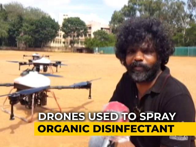Bengaluru: Drones To Spray Organic Disinfectant