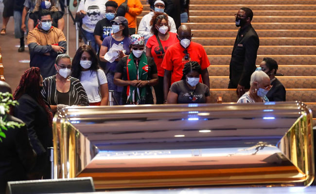 George Floyd Hailed As "Cornerstone Of A Movement" At Funeral