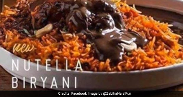 Biryani Paired With Chocolate Spread Goes Viral, Netizens Call It An 'Abomination'
