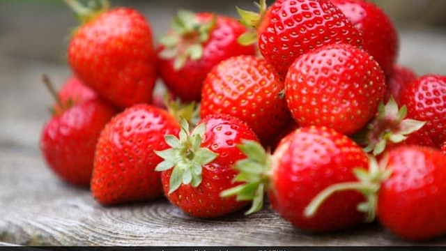 Strawberries like other berries are rich in antioxidants which help slowdown ageing