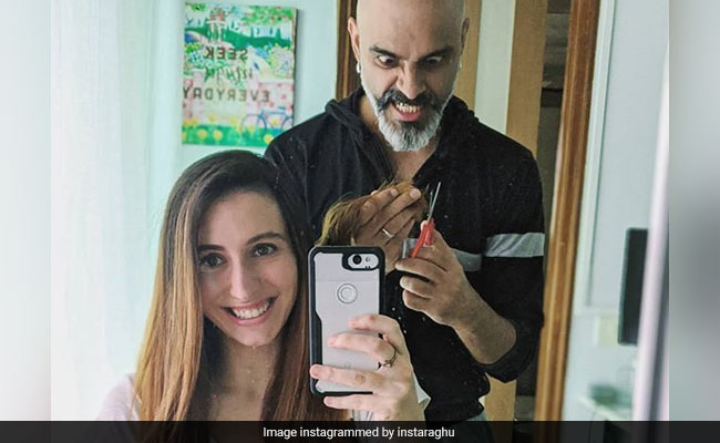 Raghu Ram Gives Wife Natalie A Haircut At Home: "She Doesn't Realise The Monster She's Created"